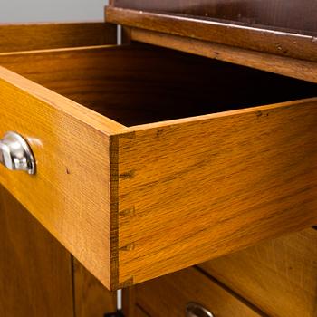 A writing desk by Gustaf L Sahlholm, Stockholm, circa 1900.