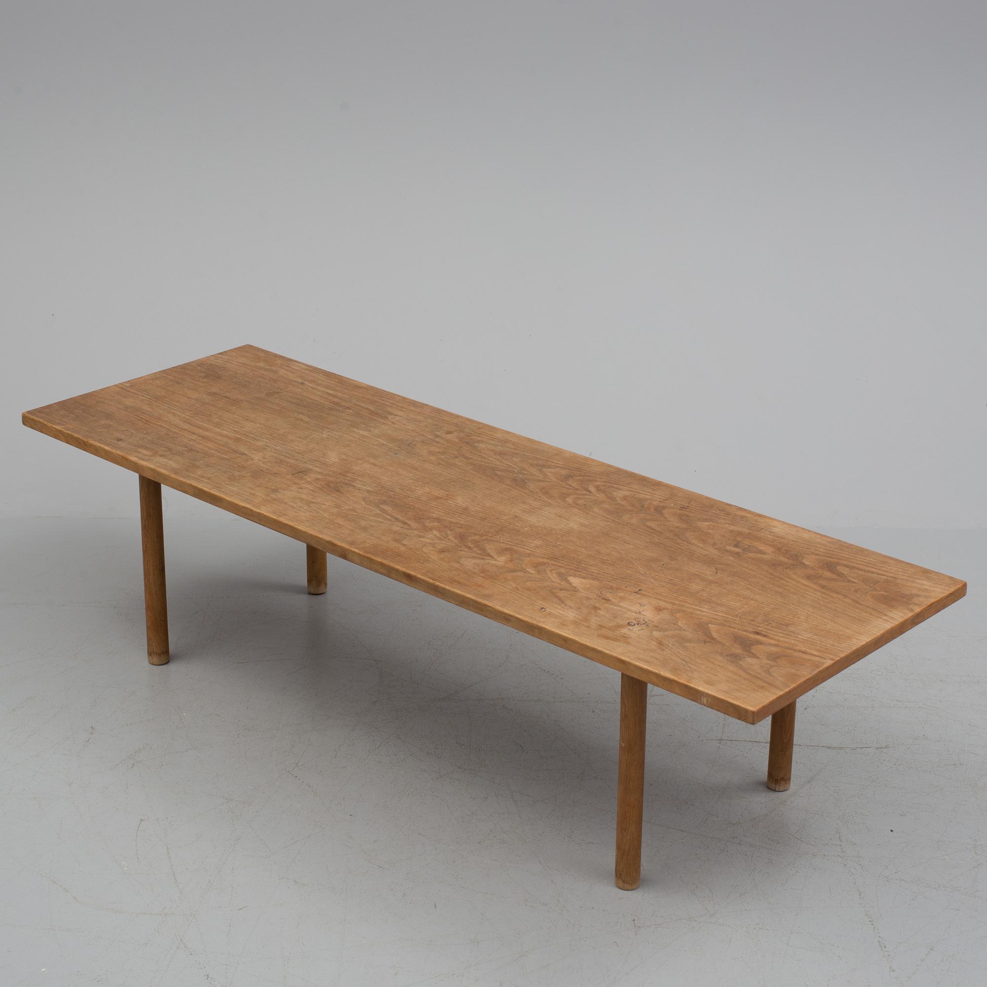 HANS J. WEGNER, an oak sofa table, Andreas Tuck, Denmark.