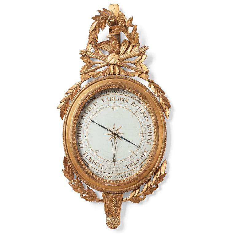 A Louis XVI barometer.