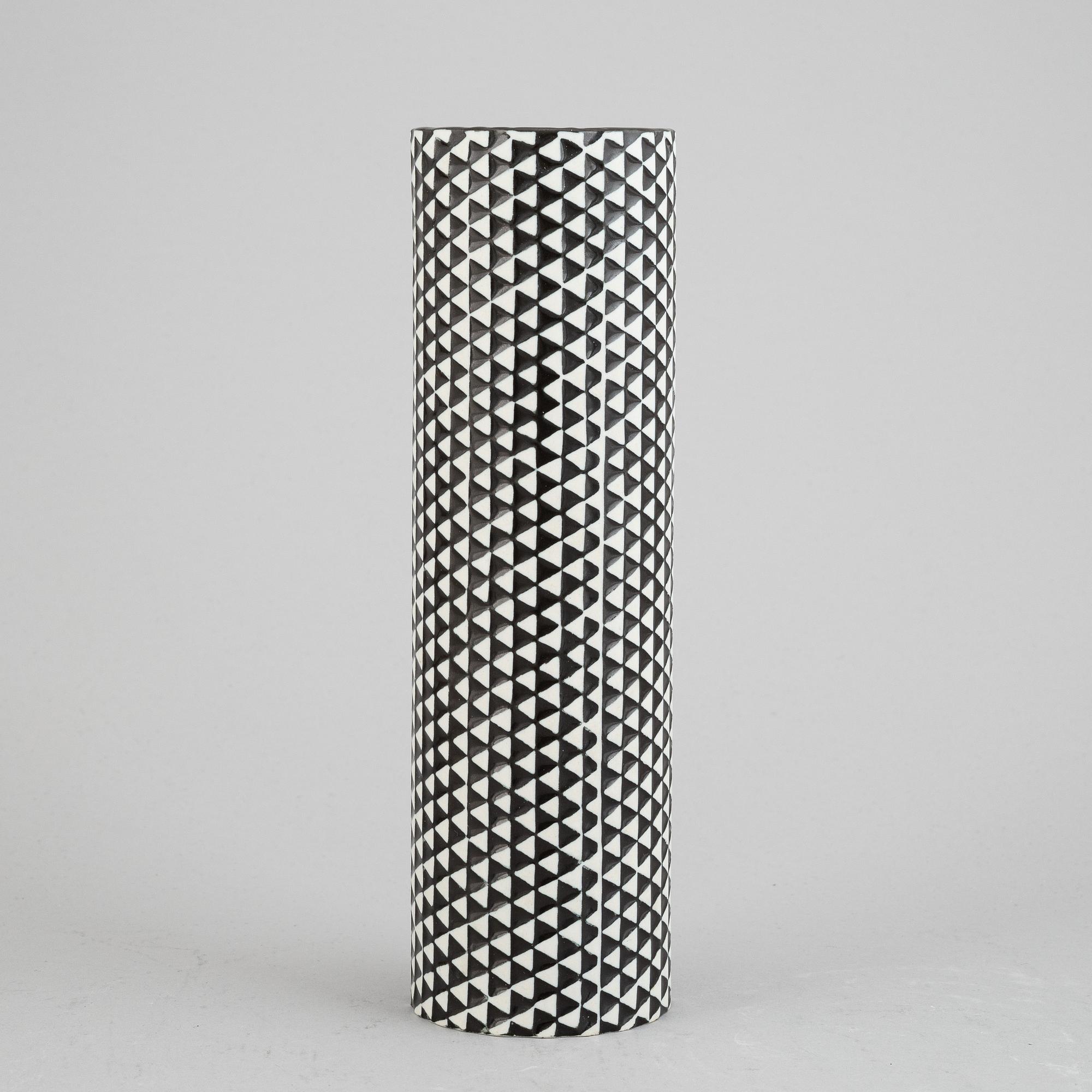 Stig Lindberg, a stoneware 'Domino' vase, Gustavsberg.