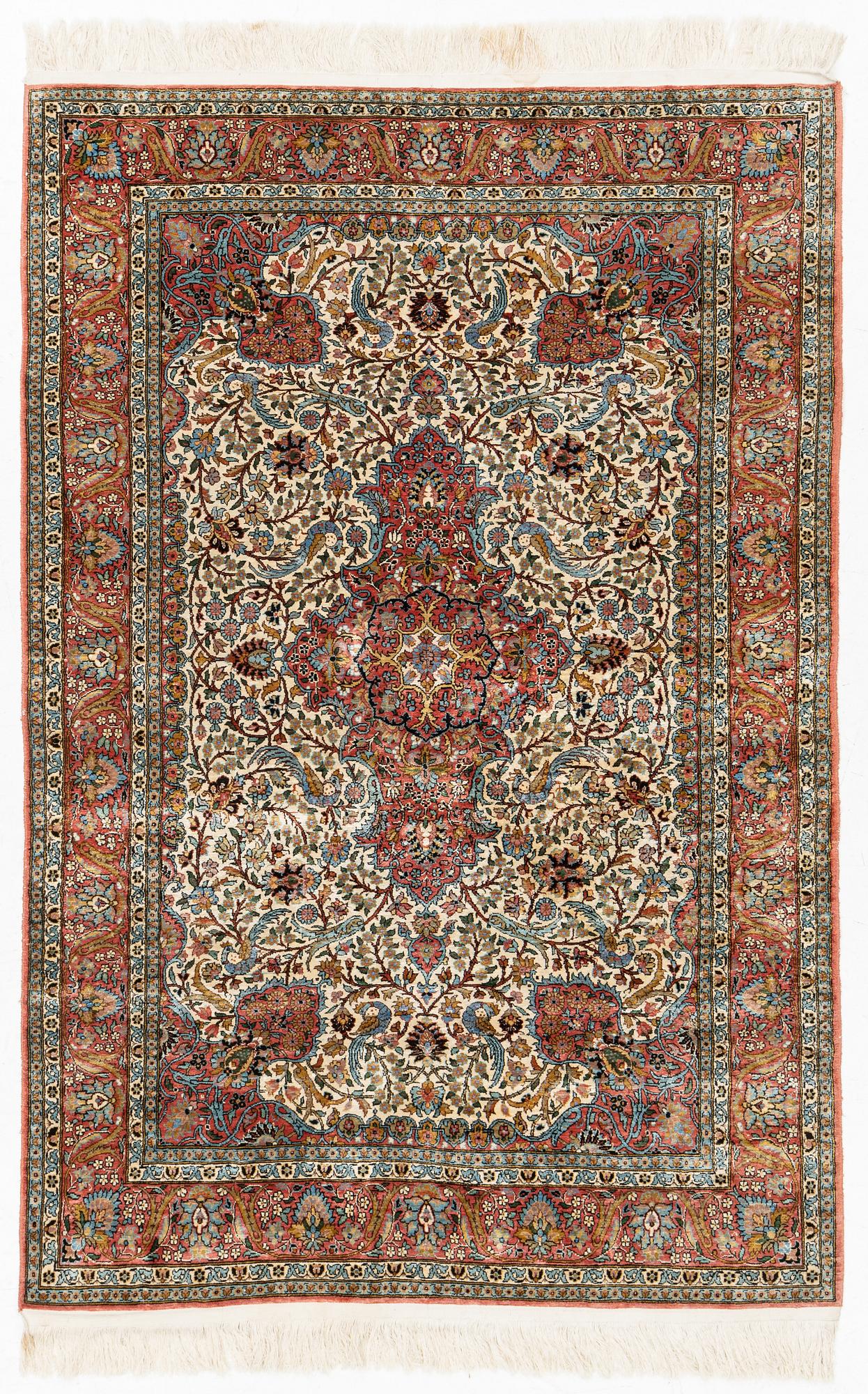 Matta, ghom, silke, 185 x 124 cm.