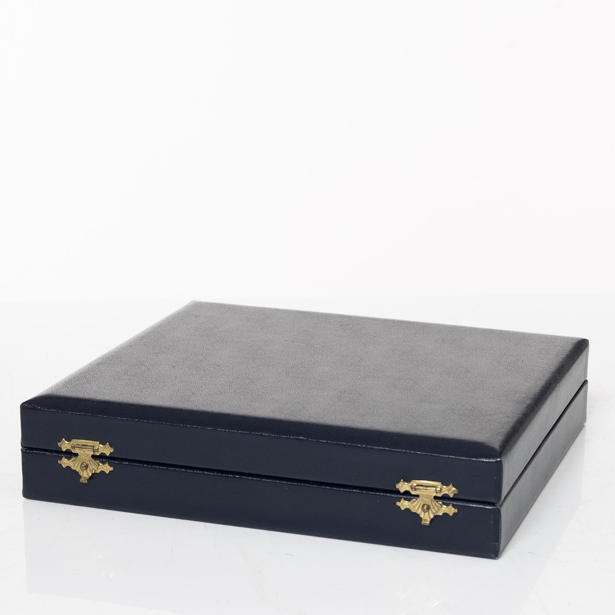 Table spoons 12 pcs, coffee spoons 12 pcs silver, Cohr.