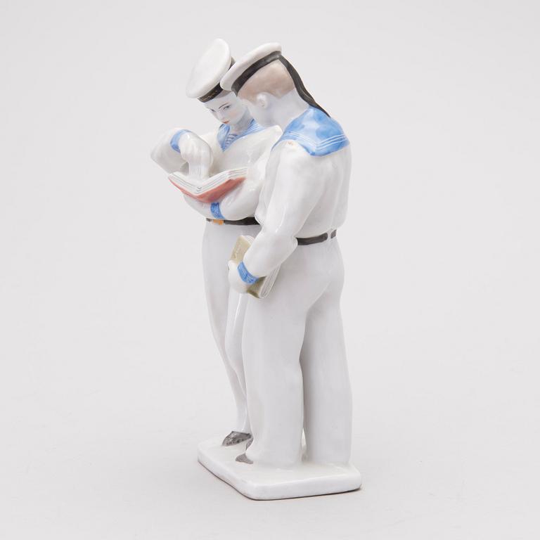 A Lomonosov porcelain figurine, Soviet Union.