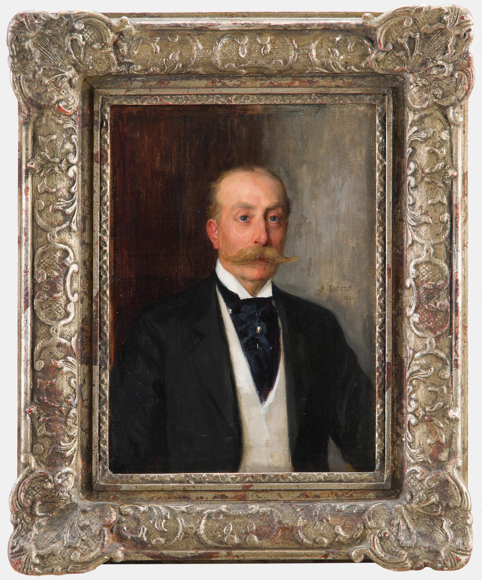 Albert Edelfelt, Porträtt av Markis Emile de Chambure.