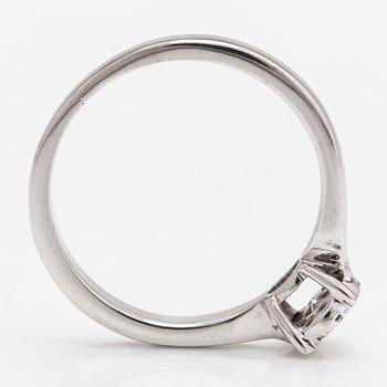 Ring, 14K vitguld, diamanter totalt ca 0.15 ct enligt gravyr.