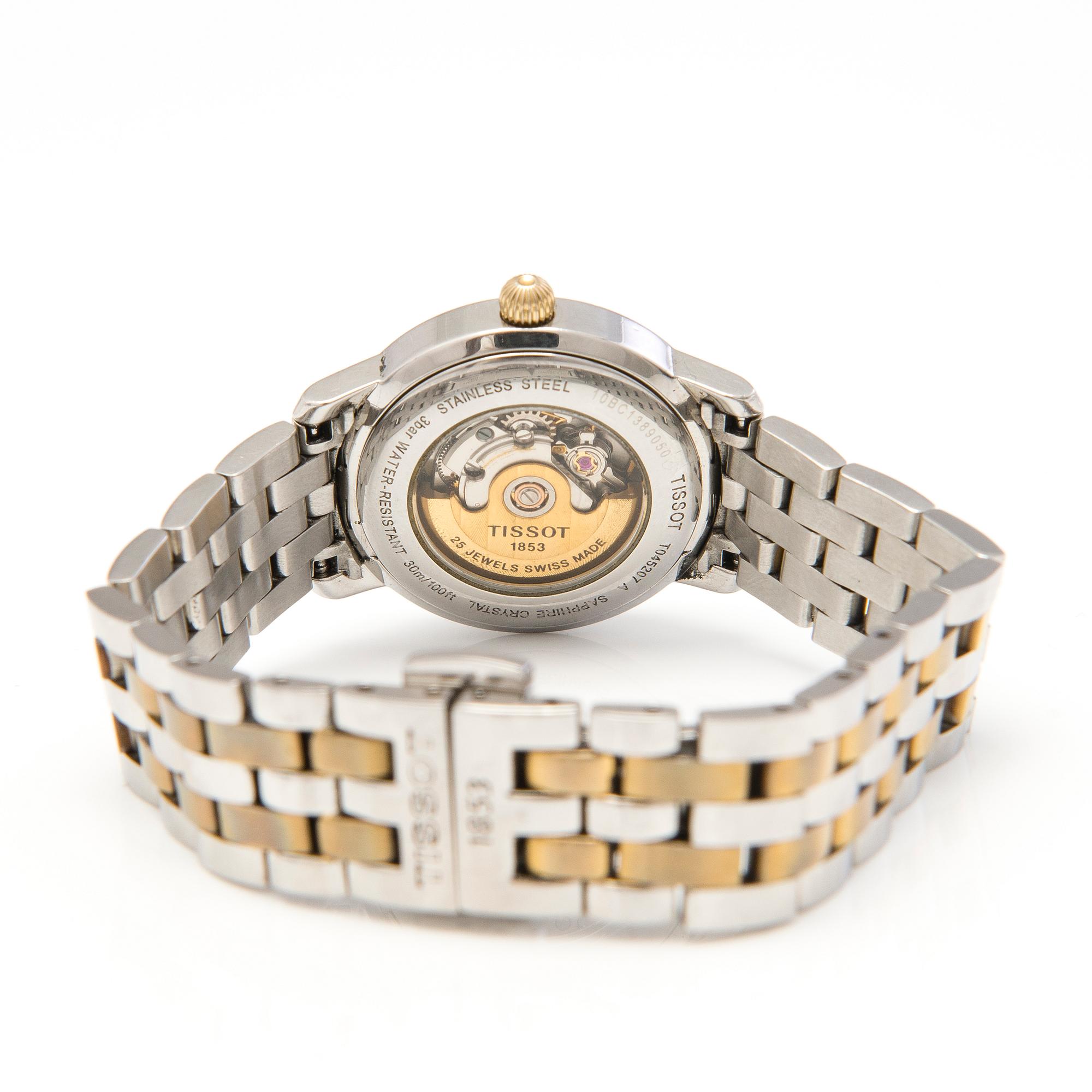 TISSOT 1853 automatic, armbandsur, 27 mm.