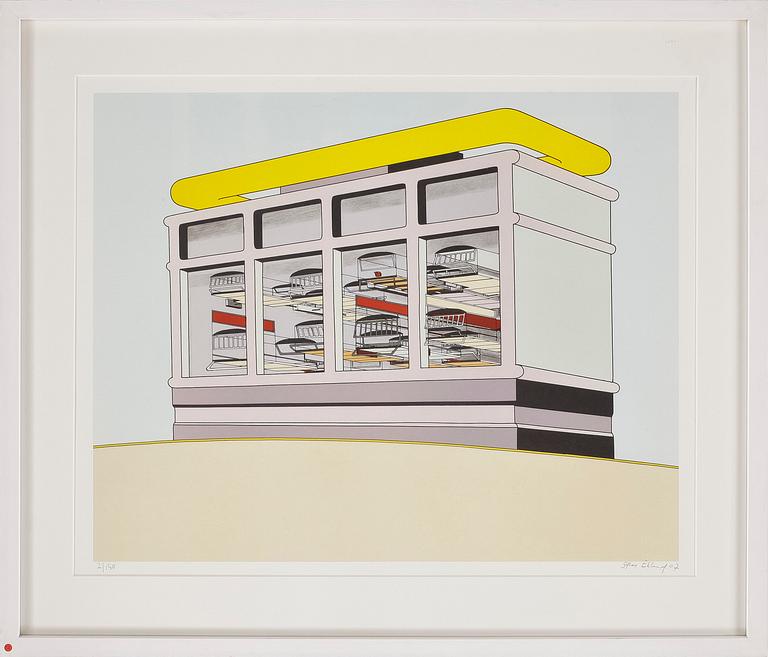 STEN EKLUND, färglitografi, signerad o numrerad 2/150.