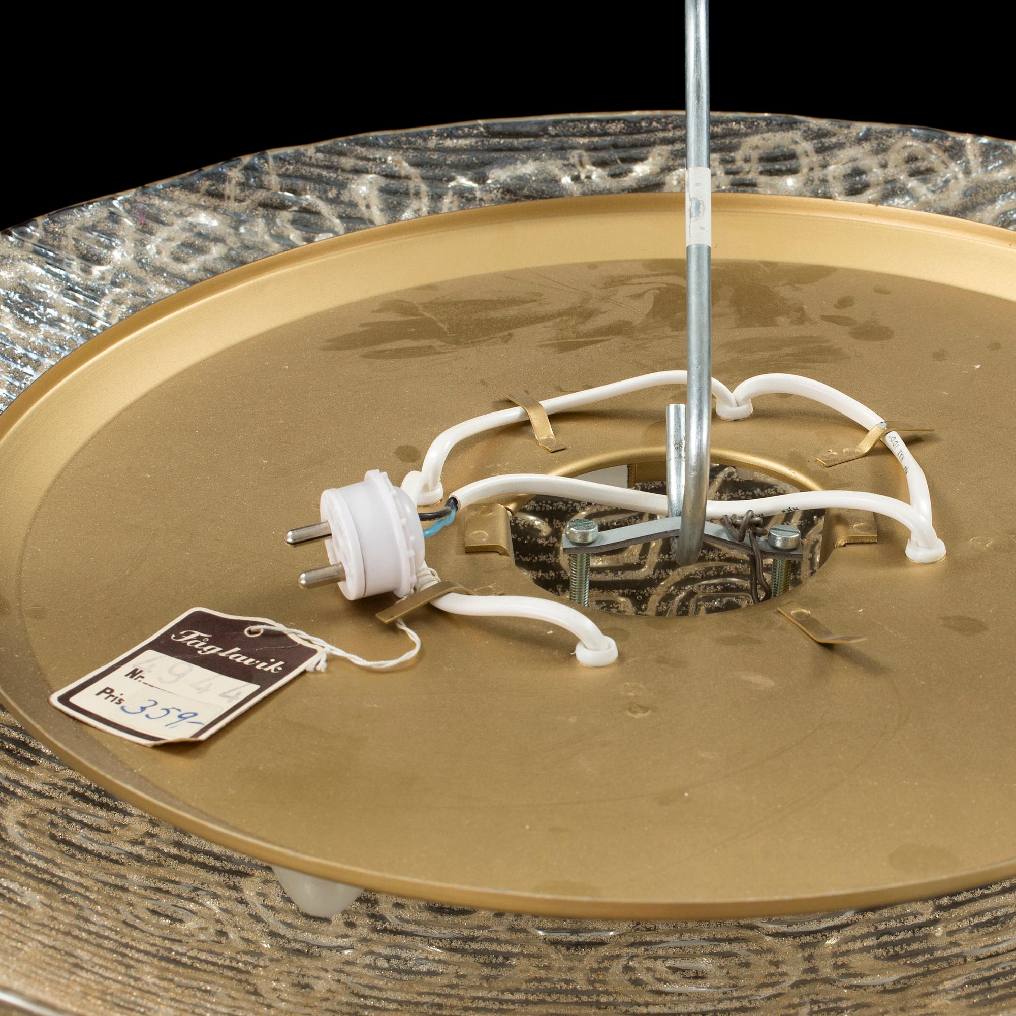 A ceiling light by Fåglavik, second half of the 20th century.