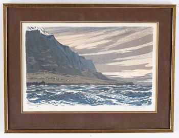 Roland Svensson, lithograph in colours, signed 91/300.