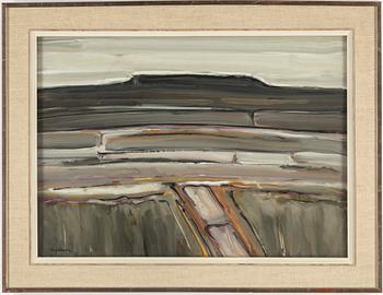 WIKING SVENSSON, gouache on paper, signed.