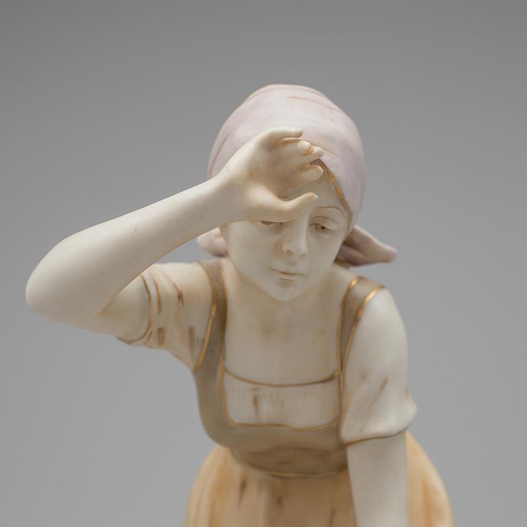 A figurine by Doebird, Wahliss, Royal Vienna, Austria.