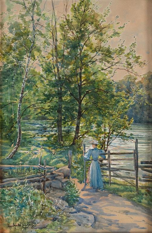 Anna Gardell-Ericson, watercolour, signed.