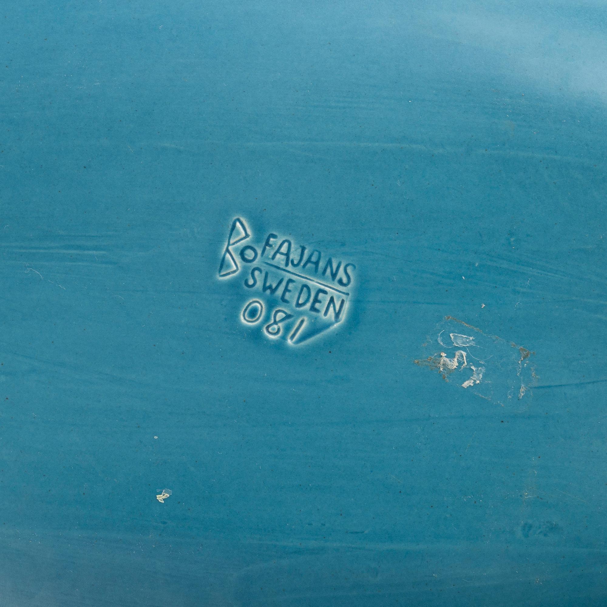 Bo Fajans, a dish, 1924-1967.