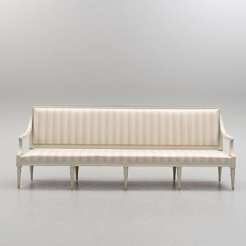 A 20th century Gustavian style sofa.