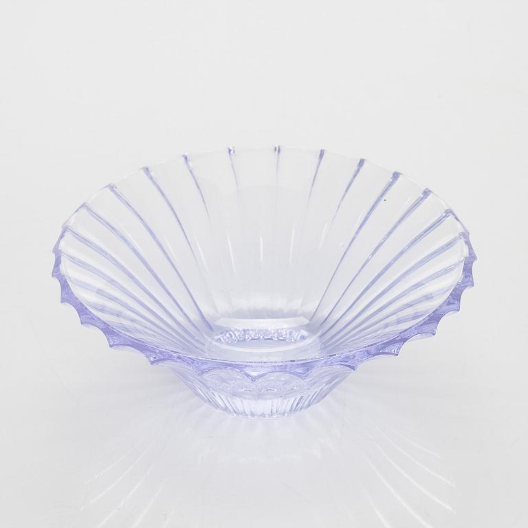 Helena Tynell, a 'Riihimäen Lasi 50  1910-1960' bowl, signed Helena Tynell Riihimäen Lasi Oy, 1960.