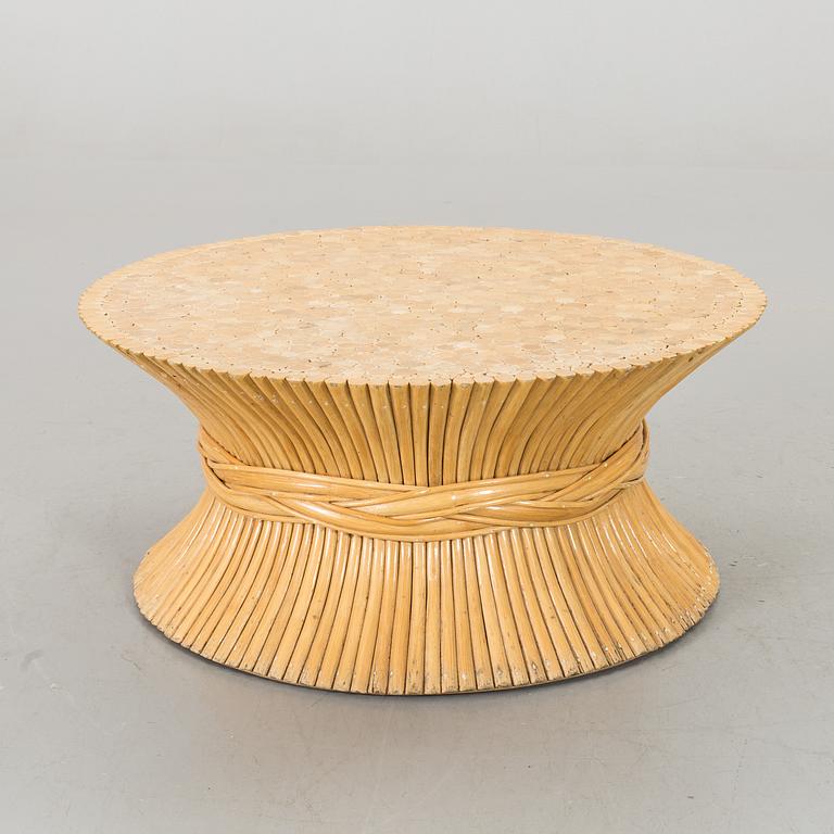 A BAMBU COFFEE TABLE MCGUIRE SECOND HALF OF 20TH CENTURY,