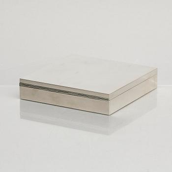 Wiwen Nilsson, a sterling silver jewellery box, 1945, Lund, Sweden.