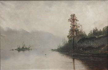 LUDVIG SKRAMSTAD, olja på duk, sign.