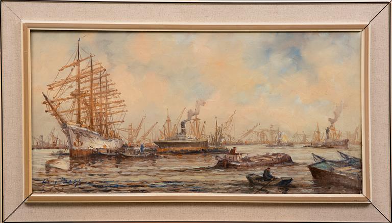 WIM BOS, olja på duk, signerad.