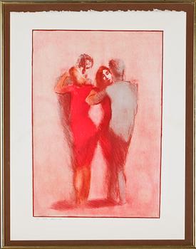 Peter Dahl · PETER DAHL, färglitografi, signerad, daterad -79, provtryck.