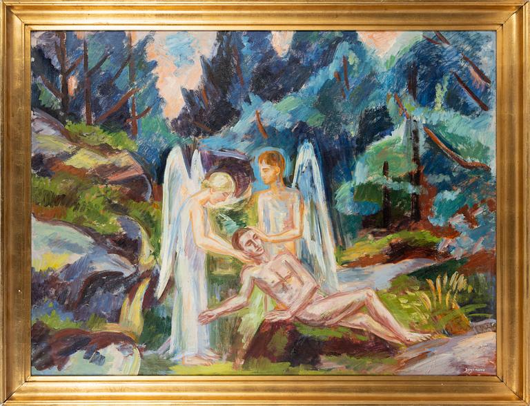 Birger Simonsson, oil on canvas, signed by the estate.