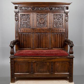 PENKKI / SOHVA, renessanssityylinen, Saksa 1800-luvun loppu.
