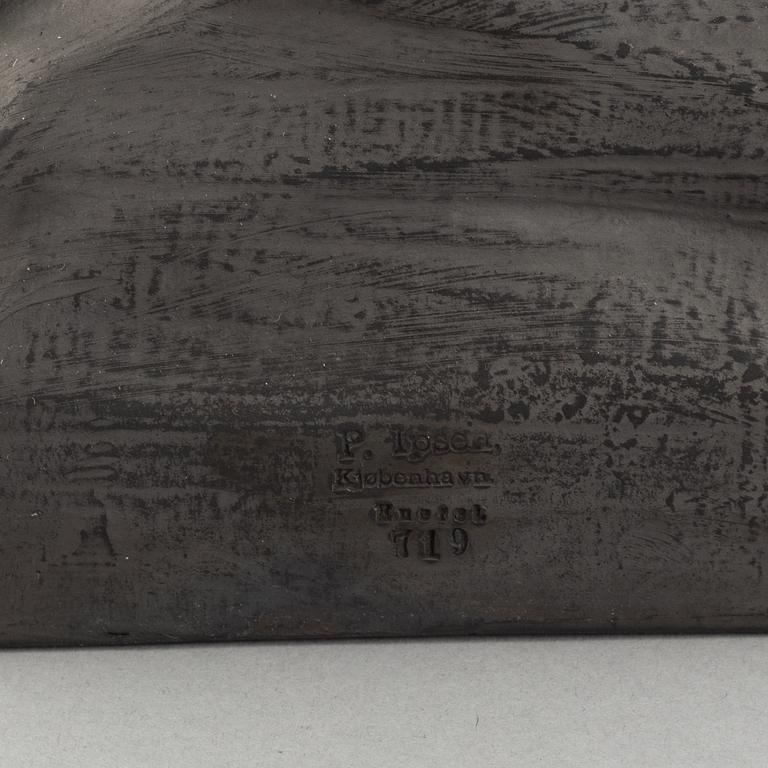 A ceramic sculpture, P. Ipsen , Denmark, early 20th Century.