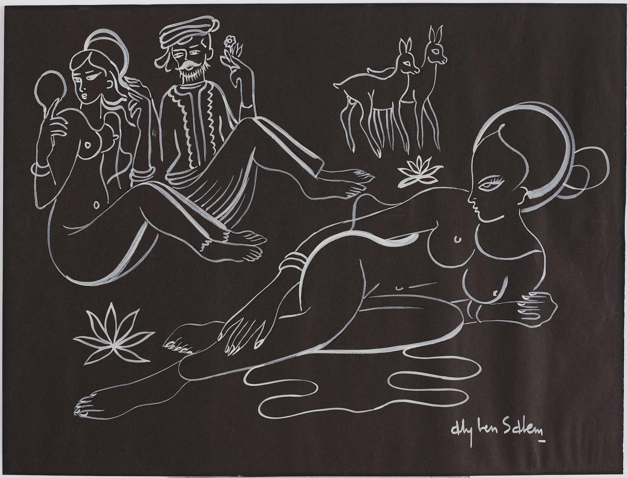 Aly Ben Salem, Figurscen.