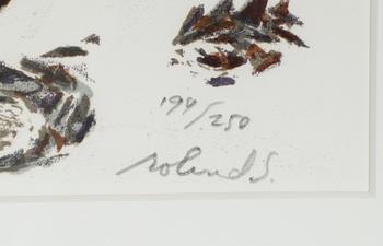 ROLAND SVENSSON, färglitografi, signerad och numrerad 199/250.