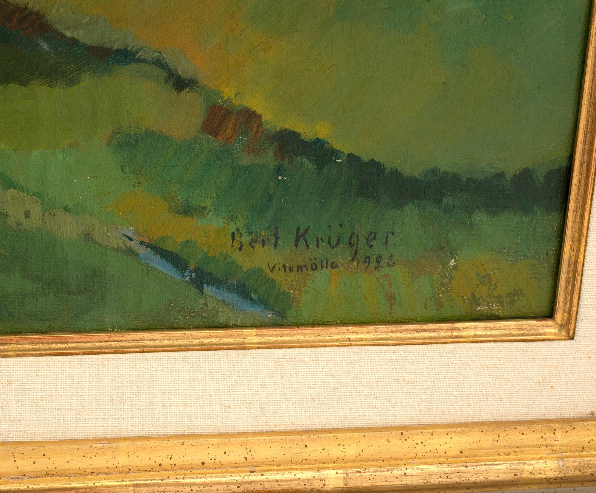 ALBERT KRÜGER, olja på duk, signerad och daterad 1926.