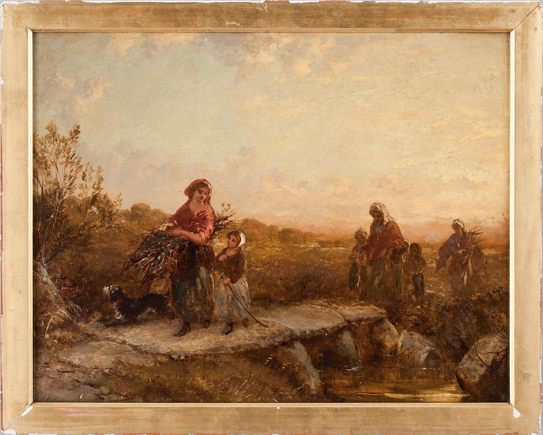 EDWARD JOHN COBBETT, olja på pannå, sign.