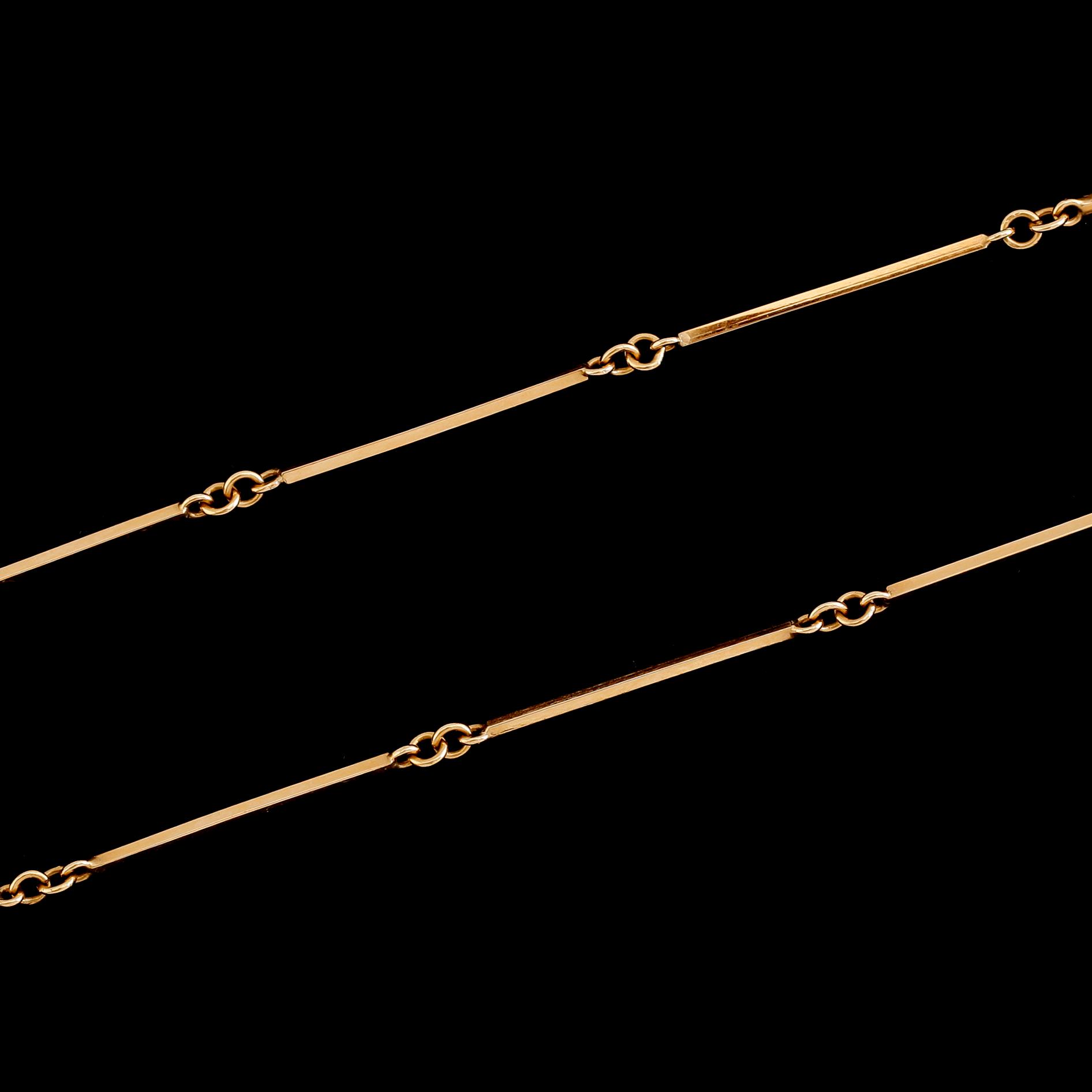 HALSKEDJA, 18 k guld, svenska stämplar, 1944. Vikt ca 6 g.