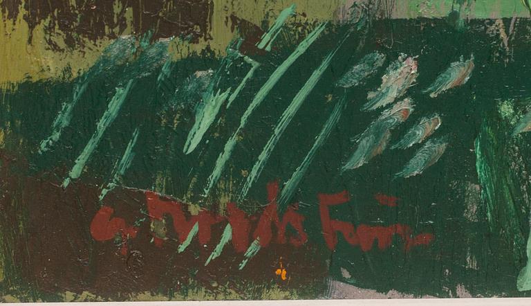 GERHARD NORDSTRÖM, olja på duk, signerad.