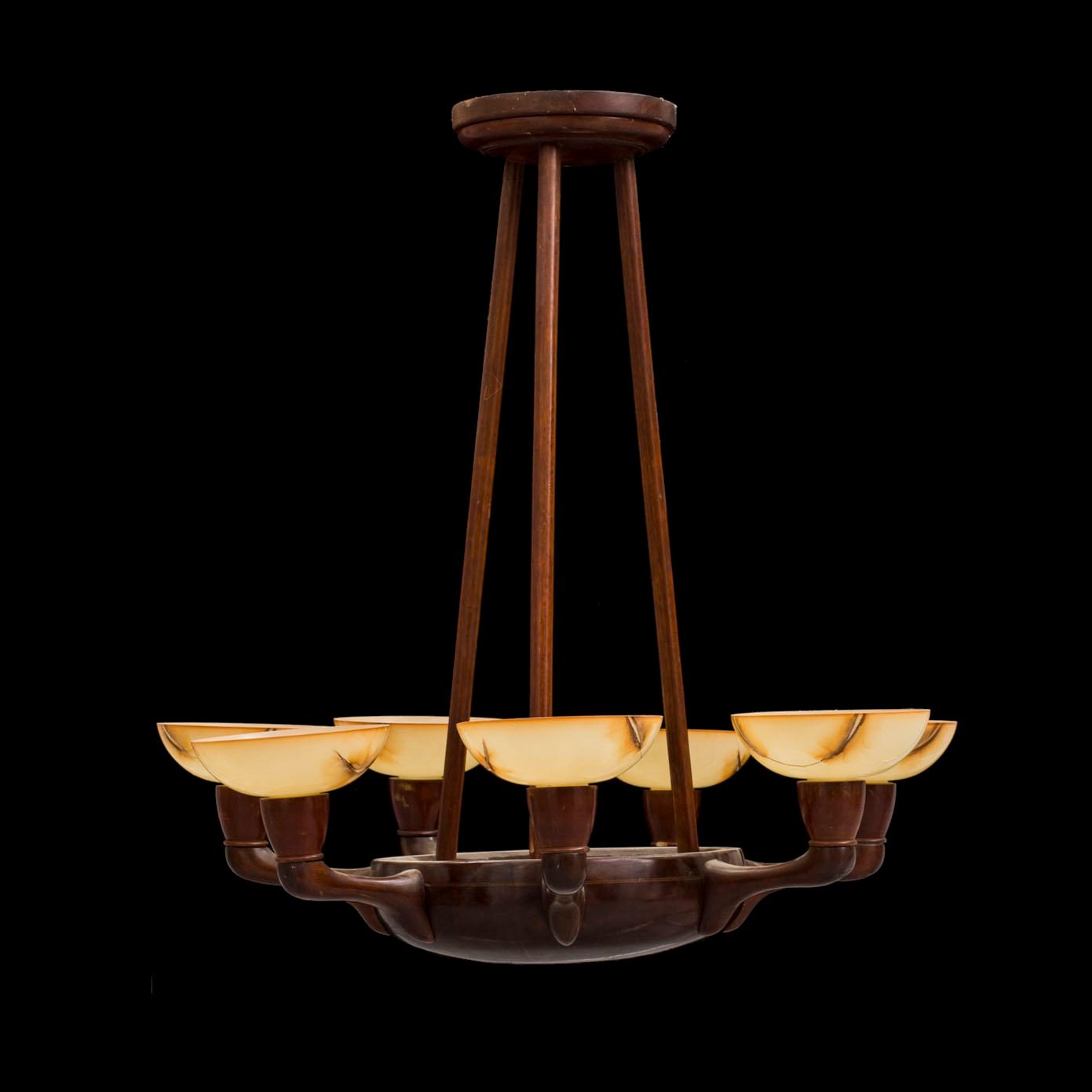 A 1920s ceiling light.