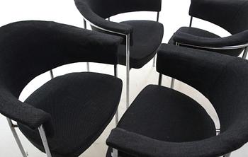 KARMSTOLAR, 4 st, 1970-tal, NK.