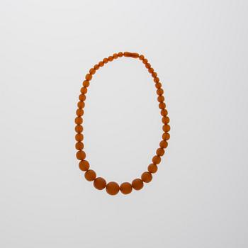 COLLIER, bärnsten.