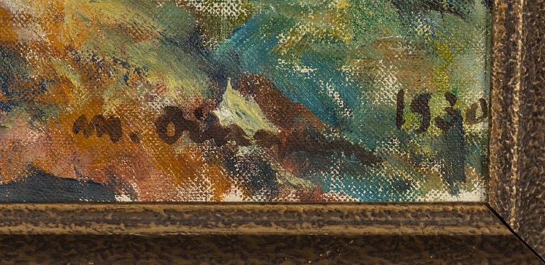 Mikko Oinonen, oil on canvas, signed and dated 1930.