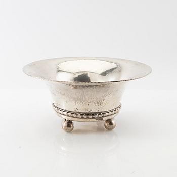 Bowl on foot silver K Andersson Stockholm 1918.
