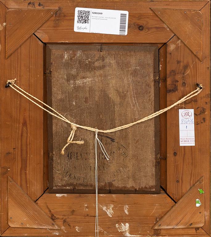 Michael Ancher, oil on board, signed with monogram.