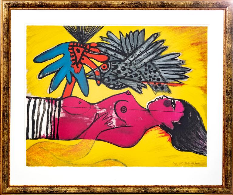 Beverloo Corneille, lithogaph in colour signed dated and numbered 2009 140/150.