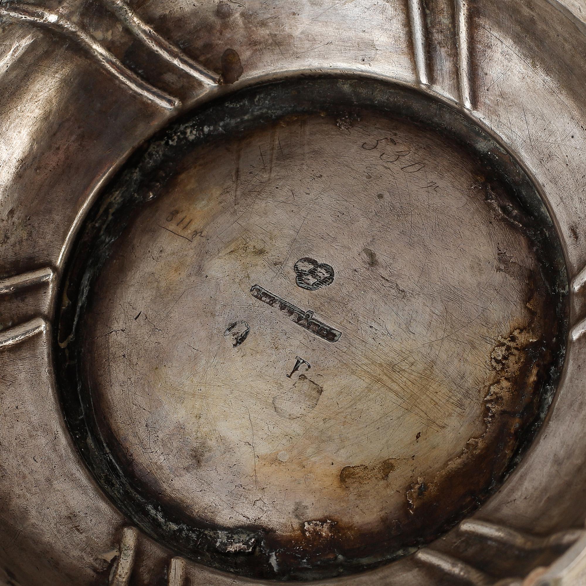 A swedish parcel-gilt silver beaker, mark of Stephan Westerstråhle, Stockholm (1789-1812).