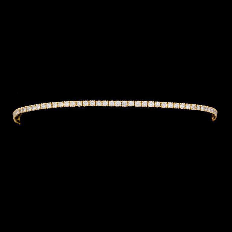 A brilliant cut diamond bracelet, tot. app. 1.50 cts.