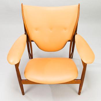 FINN JUHL, 'Chieftain' Lounge Chair, Niels Vodder, Denmark 1960s.