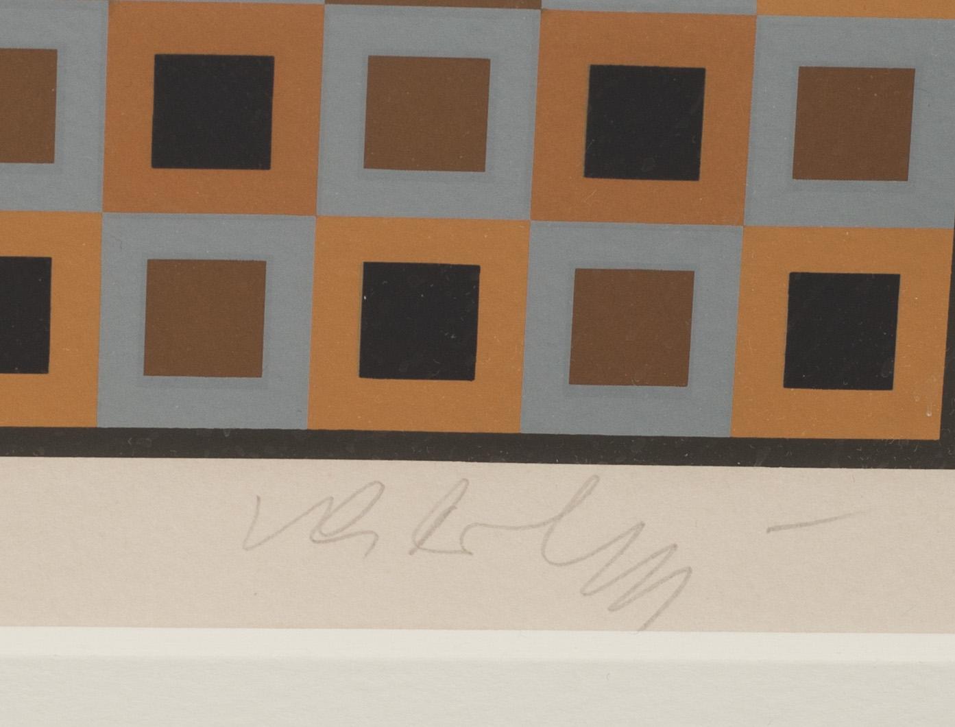 VICTOR VASARELY, färgserigrafi, signerad och numrerad 226/250.