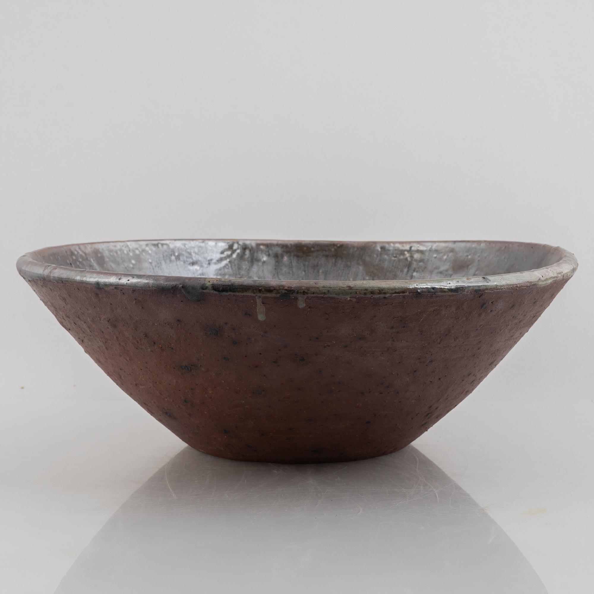 Rolf Palm, a stoneware bowl, Mölle 1963.