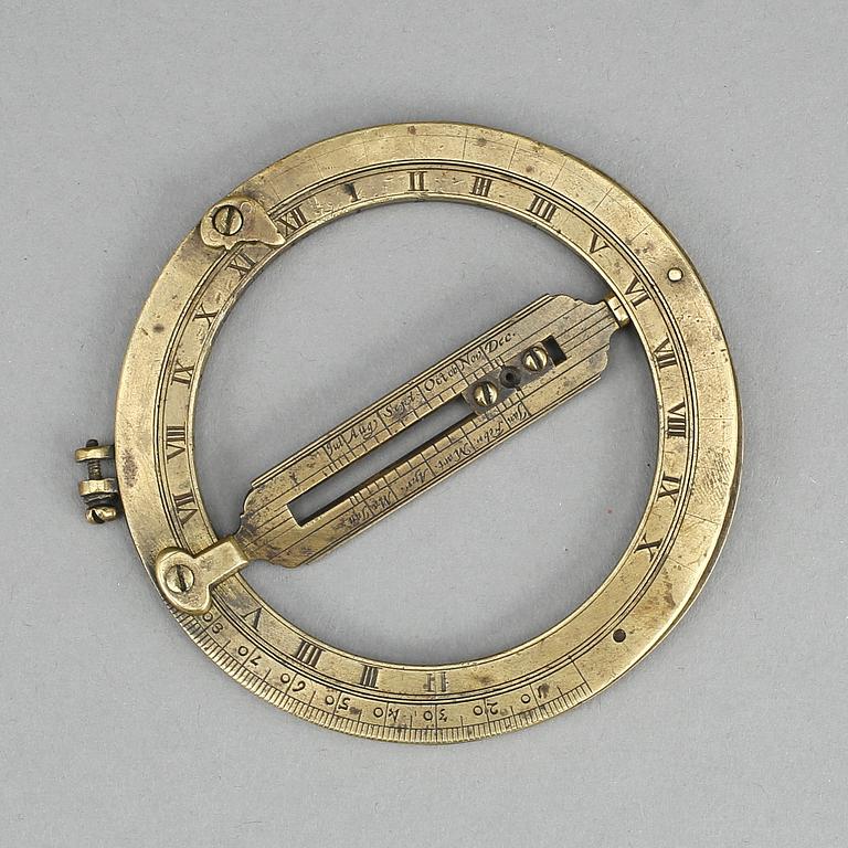 KOMPASSUR/INSTRUMENT, mässing, Europa 1600/1700-tal.