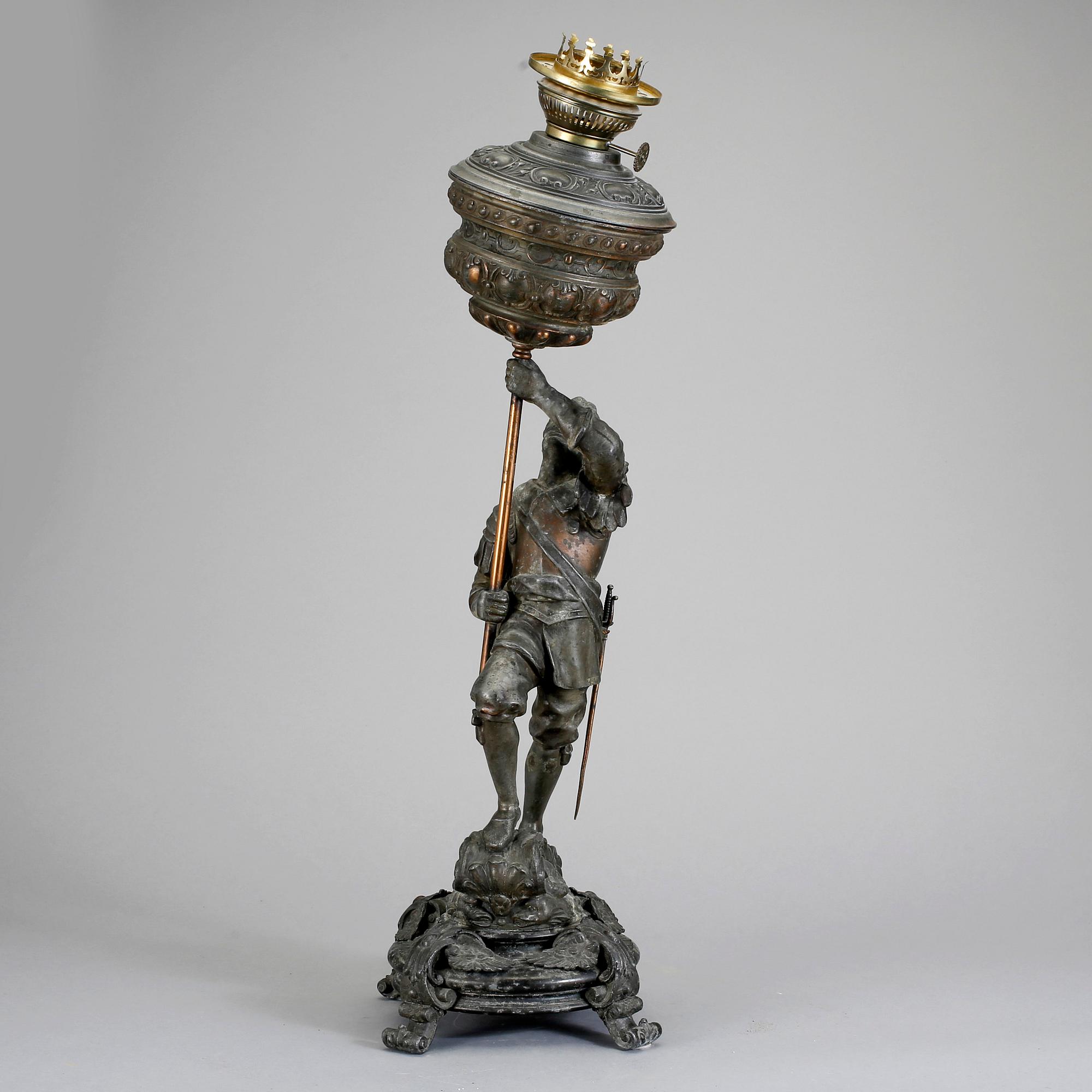 FOTOGENLAMPA, nyrenässans, sent 1800-tal.
