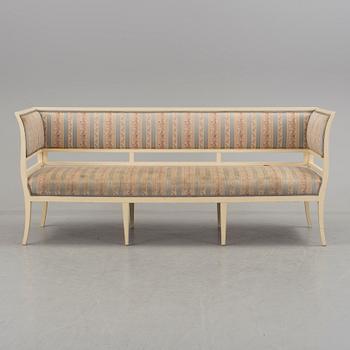 A late Gustavian sofa, circa 1800.