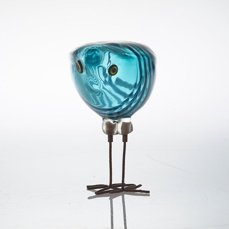 An Alessandro Pianon 'Pulcino' glass bird, Vistosi, Italy 1960's.