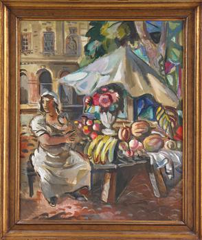 JULES SCHYL, olja på duk, sign.